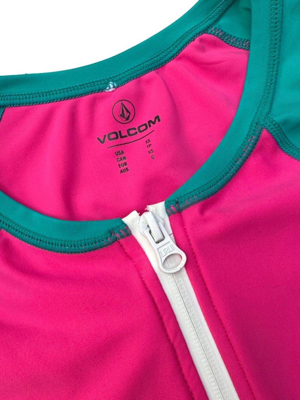 Swim Surf Bodysuit, Activewear, Long Sleeve Swimsuit, Neon Beach Babe, Athletic - Picture 4 of 8